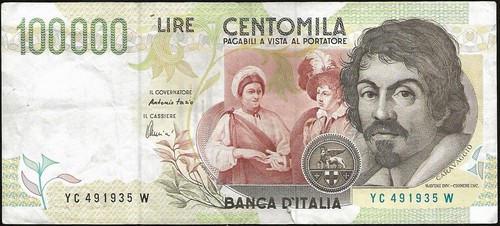 Italie billet 100000 lire - billet,