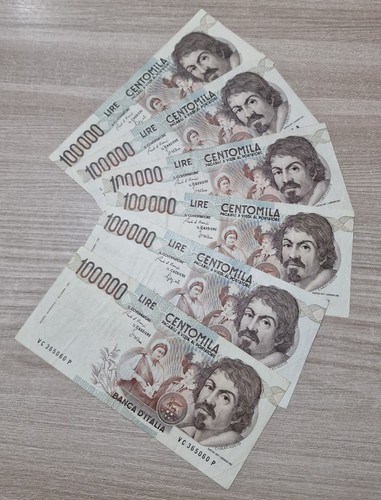 Lotto banconote da - di, 6