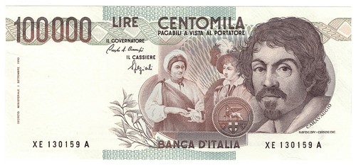 Banconota italiana 100000 - italiana,