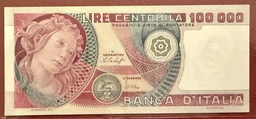 100000 lire botticelli - , tripla