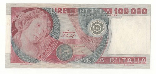 100000 lire botticelli - ,