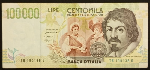 100000 lire 1995 - 100000, 27/02/1995
