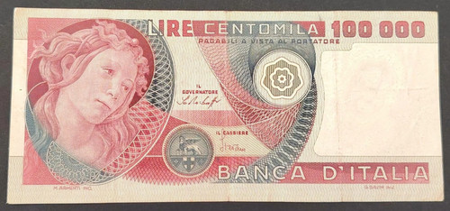 100000 lire primavera - 100000,