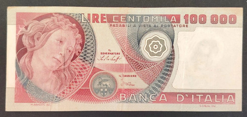 100000 lire primavera - lire,