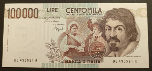 100000 lire 1992 fds - lire, 06/03/1992