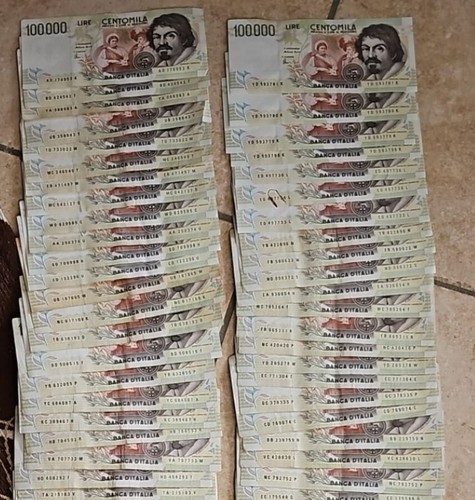 Banconote 100000 lire - banconote, da
