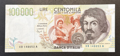 Italia banconota 100000 lire - banconota,