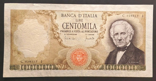 100000 lire alessandro manzoni - 100000,