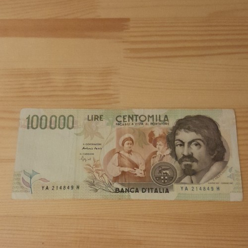 Banconota italia 100000 - banconota,