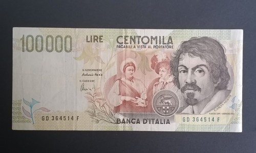 Italia banconota 100000 lire - banconota,