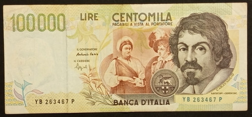 100000 lire 1995 bb - 100000,