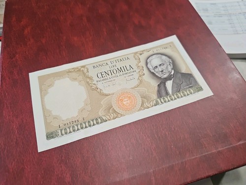 100000 lire manzoni - 100000,