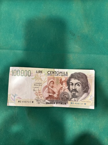 Banconota italia 100000 - italia, lire