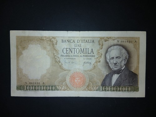 100000 lire manzoni 167 - 100000, 03.07.167