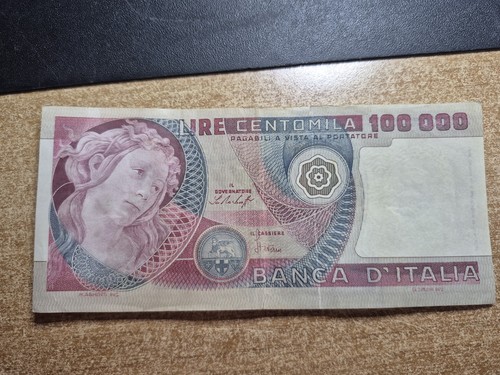 100000 lire serie - 100000, come