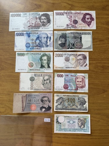 Lotto banconote lire 100000 - lotto,