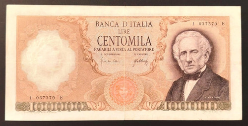 100000 lire alessandro - lire, manzoni